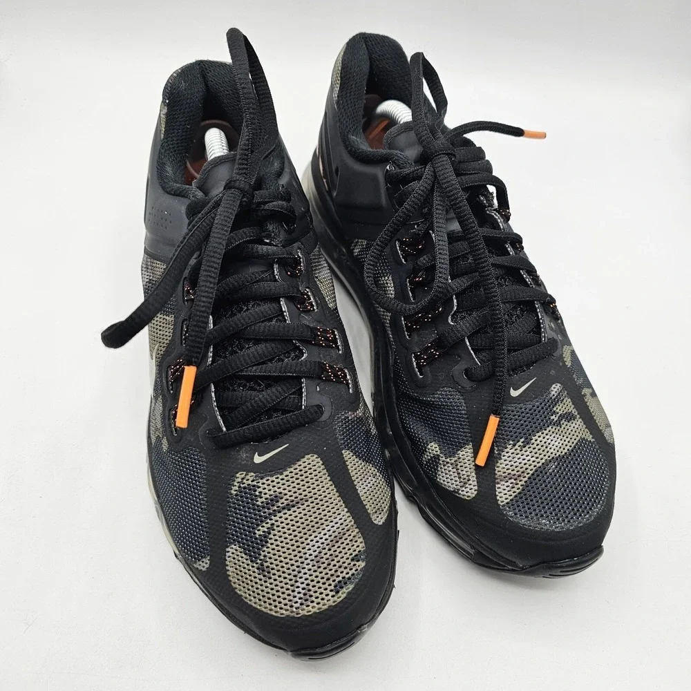 NIKE AIR MAX 2013 Sneakers Size 5Y Black Camo Mesh Lace Up Shoes Fits Womens 6.5